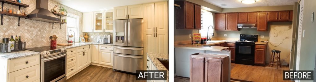 Before & After GPC Construction kitchen remodel