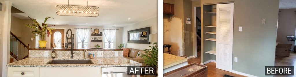 Before & After GPC Construction kitchen remodel