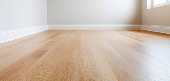 Close-Up of White Oak Flooring Corner | Showcasing the Elegance and Durability of Hardwood Floors